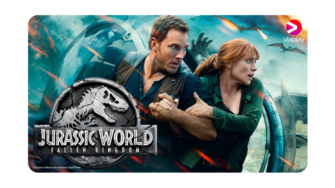 Stream Jurassic Park-filmene i Allente-appen!