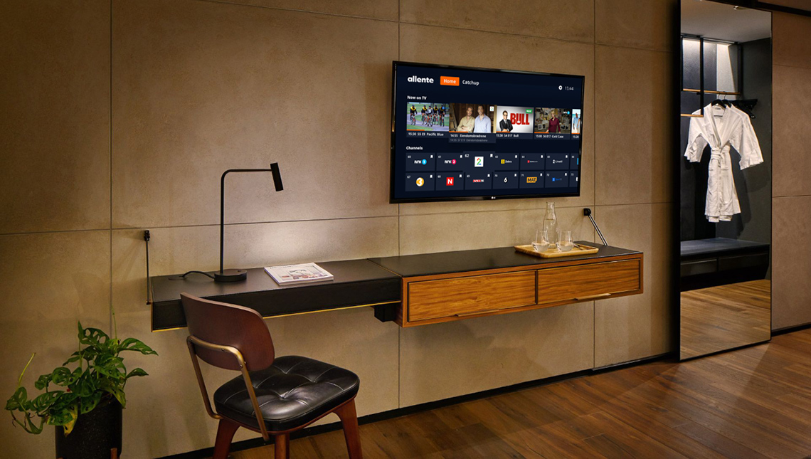 TV på hotellet endelig like bra som hjemme
