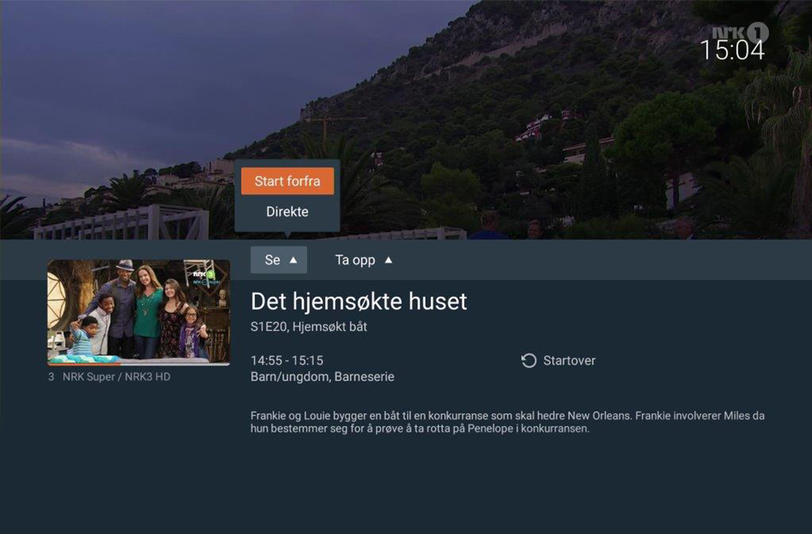 Se forfra med TV-guiden