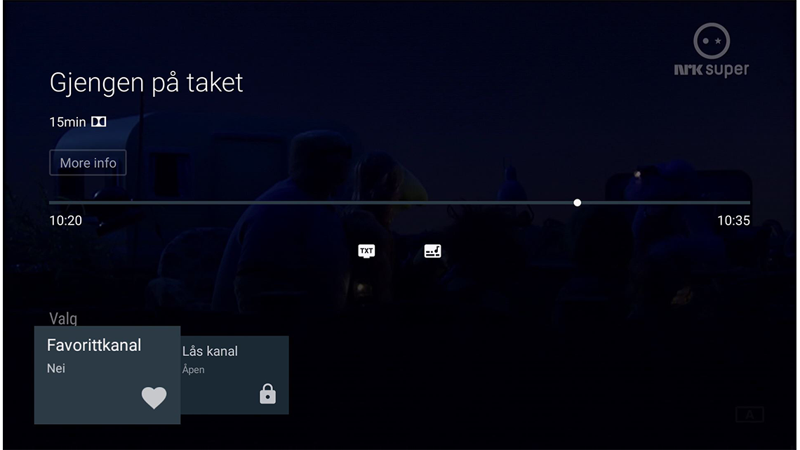 Legg til kanaler som favoritter