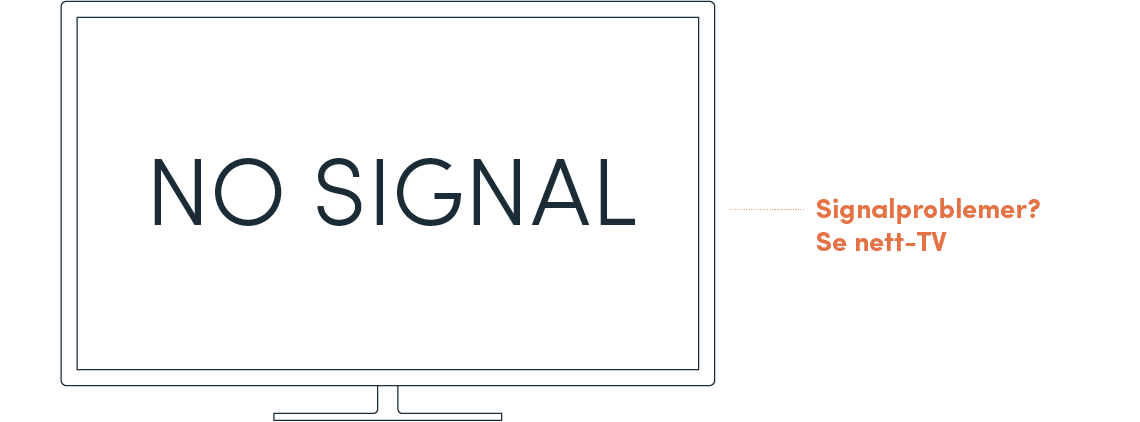 Se nett-TV hvis du har signalproblemer