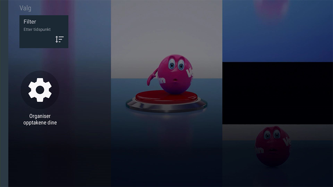 Organiser dine opptak