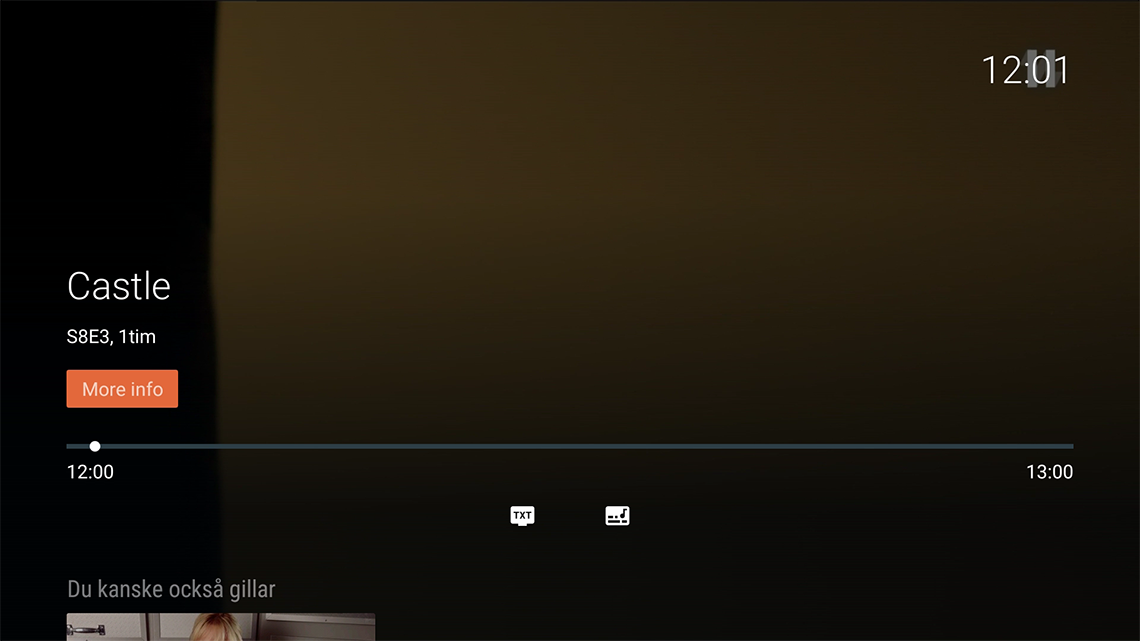 Mer info om det program du ser på